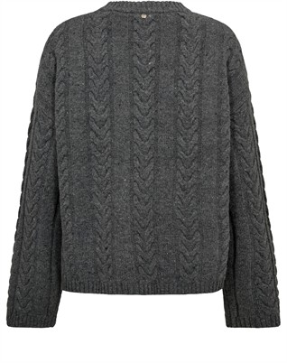 MMBryndis Crewneck Strik - Mockingbird